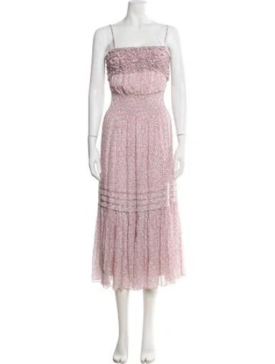 Pre-owned Rebecca Taylor Silk Midi Length Dress