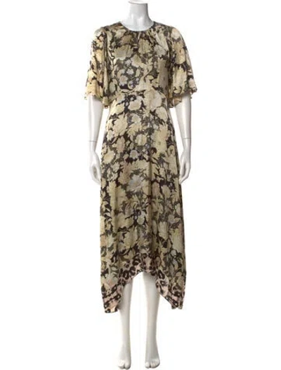 Pre-owned Rebecca Taylor Silk Midi Length Dress