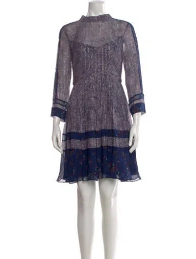 Pre-owned Rebecca Taylor Silk Mini Dress