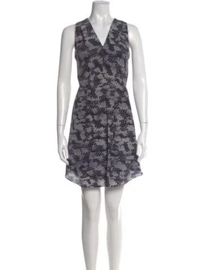 Pre-owned Rebecca Taylor Silk Mini Dress In Multi