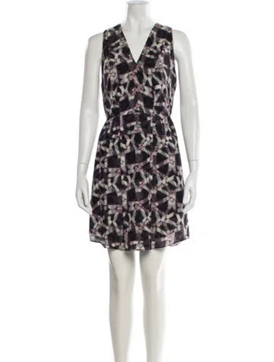 Pre-owned Rebecca Taylor Silk Mini Dress In Pink