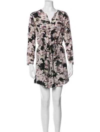 Pre-owned Rebecca Taylor Silk Mini Dress In Pink
