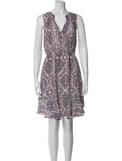 Pre-owned Rebecca Taylor Silk Mini Dress In White