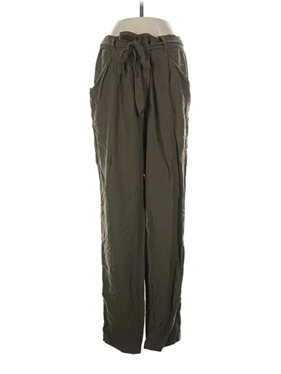 Pre-owned Rebecca Taylor Silk Pants In Green