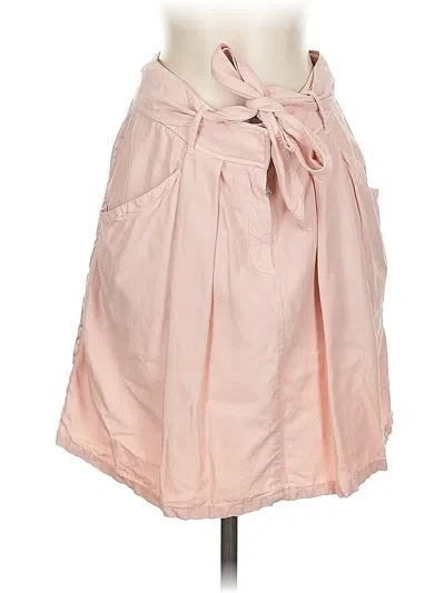Pre-owned Rebecca Taylor Silk Skirt In Pink