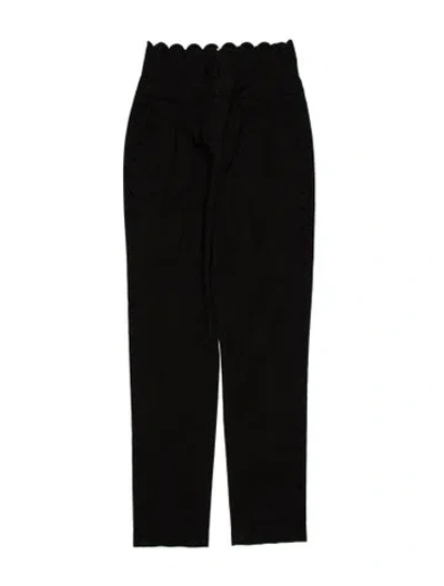 Pre-owned Rebecca Taylor Skinny Leg Pants In Black
