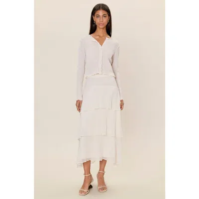 Rebecca Taylor Skye Skirt In White