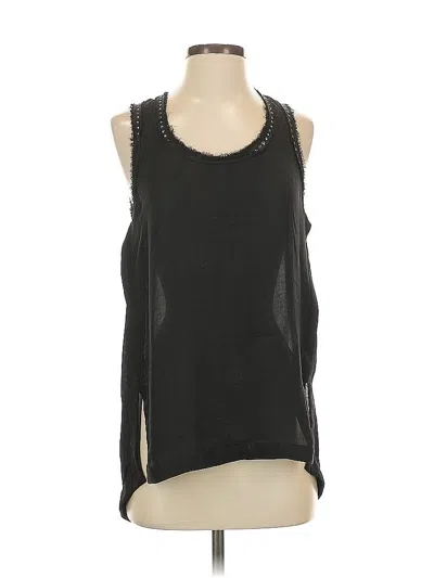 Pre-owned Rebecca Taylor Sleeveless Blouse In Black