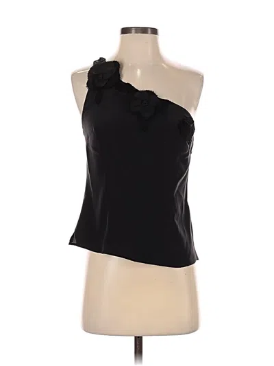 Pre-owned Rebecca Taylor Sleeveless Blouse In Black