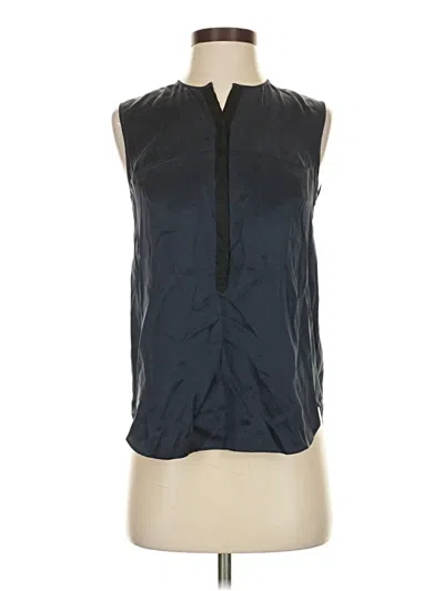 Pre-owned Rebecca Taylor Sleeveless Blouse In Black