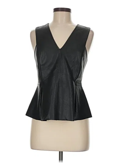 Pre-owned Rebecca Taylor Sleeveless Blouse In Black