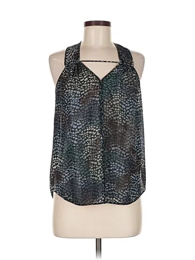 Pre-owned Rebecca Taylor Sleeveless Blouse In Blue