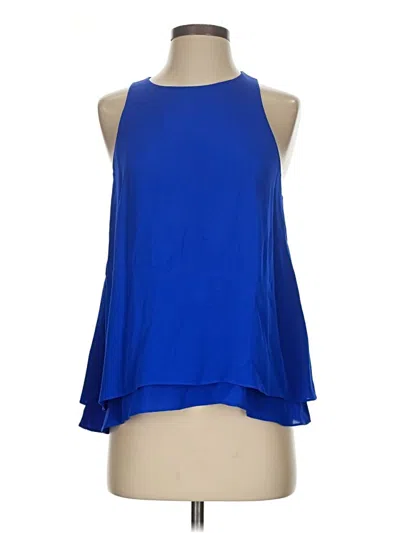 Pre-owned Rebecca Taylor Sleeveless Blouse In Blue