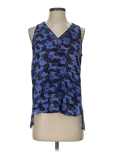 Pre-owned Rebecca Taylor Sleeveless Blouse In Blue