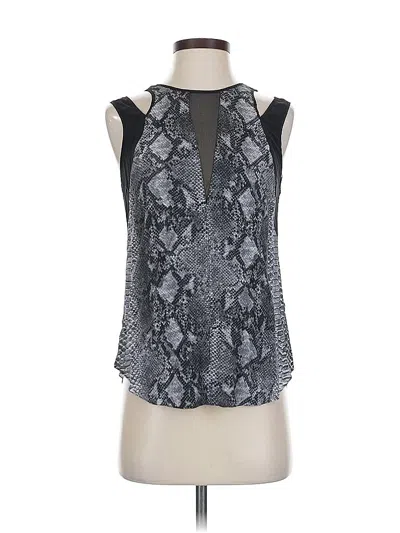 Pre-owned Rebecca Taylor Sleeveless Blouse In Gray