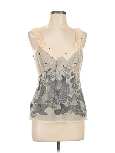 Pre-owned Rebecca Taylor Sleeveless Blouse In Gray