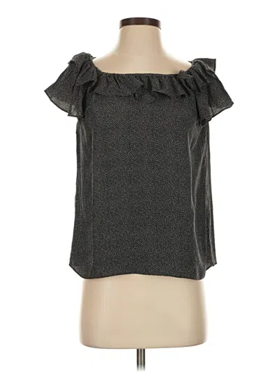 Pre-owned Rebecca Taylor Sleeveless Blouse In Gray
