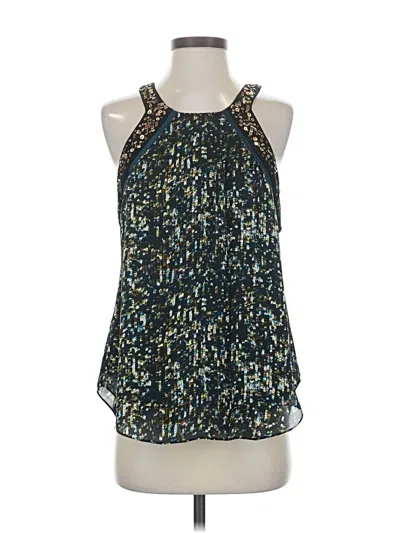 Pre-owned Rebecca Taylor Sleeveless Blouse In Green