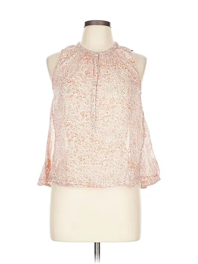 Pre-owned Rebecca Taylor Sleeveless Blouse In Orange