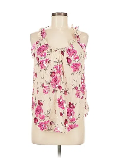 Pre-owned Rebecca Taylor Sleeveless Blouse In Pink