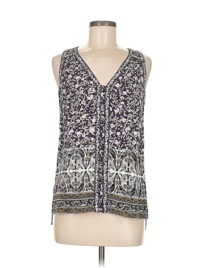 Pre-owned Rebecca Taylor Sleeveless Blouse In Purple