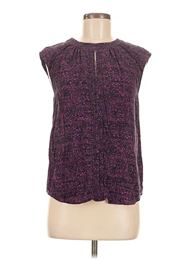 Pre-owned Rebecca Taylor Sleeveless Blouse In Purple