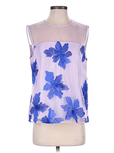 Pre-owned Rebecca Taylor Sleeveless Blouse In Purple