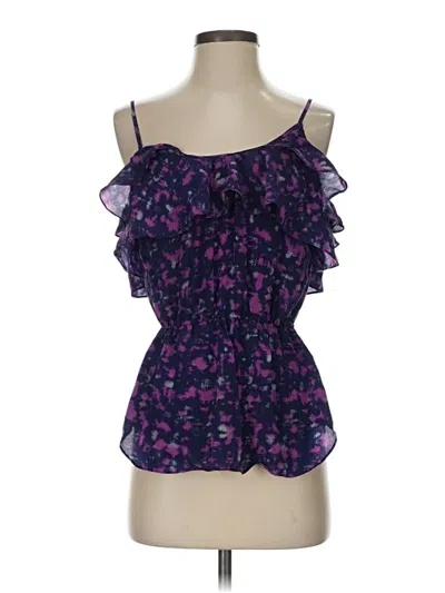 Pre-owned Rebecca Taylor Sleeveless Blouse In Purple