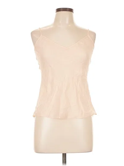 Pre-owned Rebecca Taylor Sleeveless Blouse In Tan