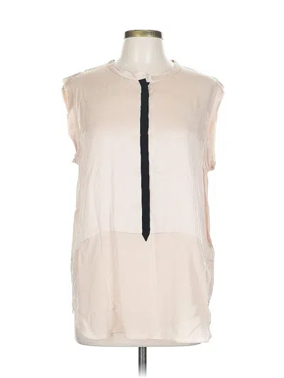Pre-owned Rebecca Taylor Sleeveless Blouse In White