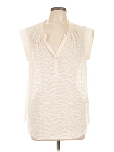 Pre-owned Rebecca Taylor Sleeveless Blouse In White