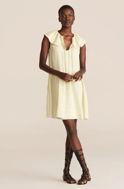 Rebecca Taylor Sleeveless Daybreak Check Dress In Neutral