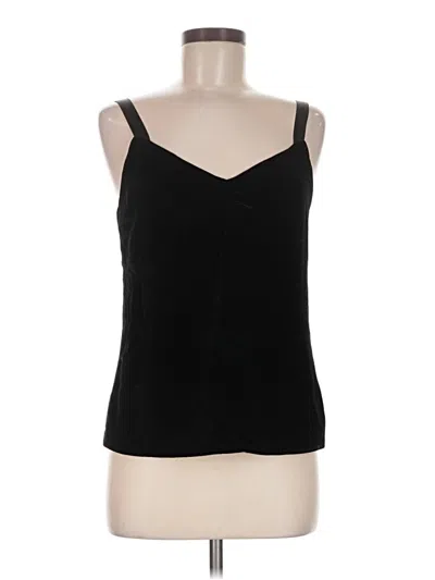 Rebecca Taylor Sleeveless Top Black Sweetheart Neckline Tops