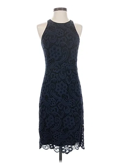Pre-owned Rebecca Taylor Sleeveless Top Blue Halter Neckline Tops