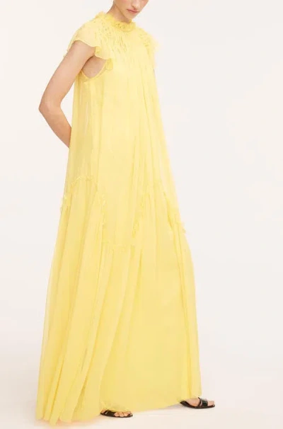 Rebecca Taylor Smocked Chiffon Dress