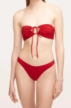 Rebecca Taylor Solid Halter Bikini Bottom In Rabararo