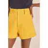 Rebecca Taylor Solid Twill Short In Zest