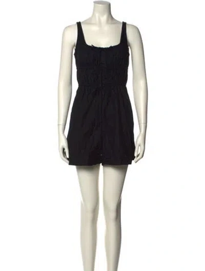 Pre-owned Rebecca Taylor Square Neckline Romper