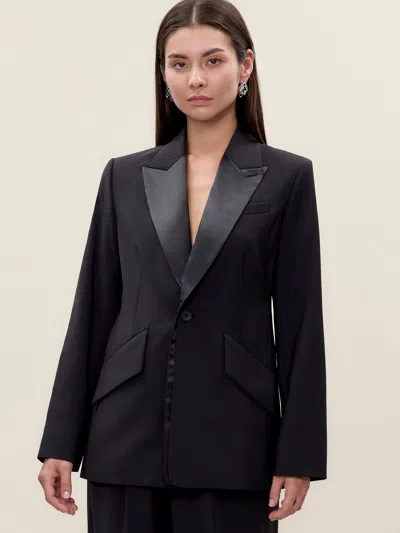 Rebecca Taylor Stevie Blazer In Black