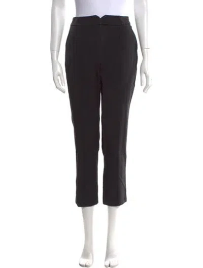 Pre-owned Rebecca Taylor Straight Leg Pants In Black