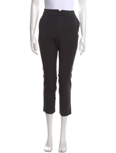 Pre-owned Rebecca Taylor Straight Leg Pants In Black