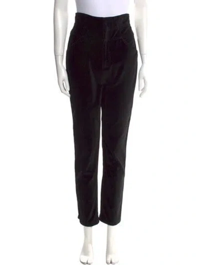 Pre-owned Rebecca Taylor Straight Leg Pants In Black