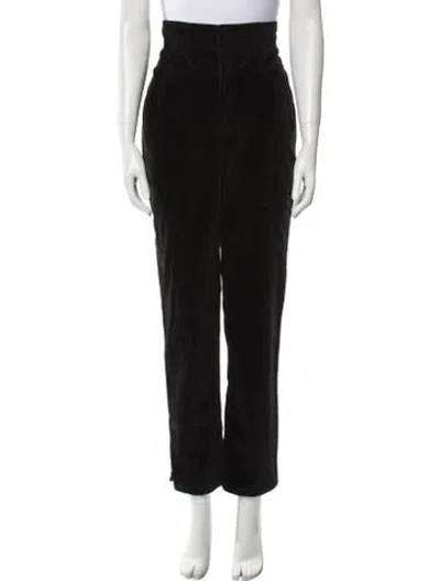 Pre-owned Rebecca Taylor Straight Leg Pants In Black