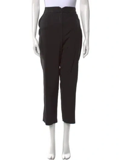 Pre-owned Rebecca Taylor Straight Leg Pants In Black