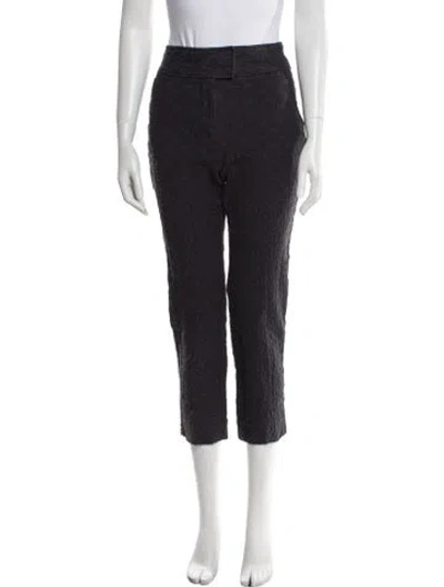 Pre-owned Rebecca Taylor Straight Leg Pants In Black