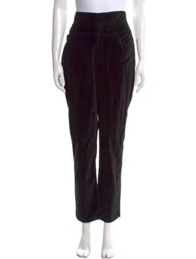 Pre-owned Rebecca Taylor Straight Leg Pants In Black
