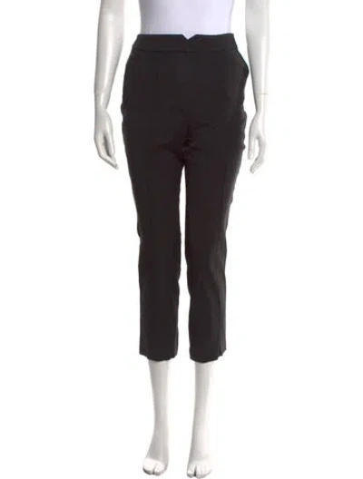 Pre-owned Rebecca Taylor Straight Leg Pants In Black