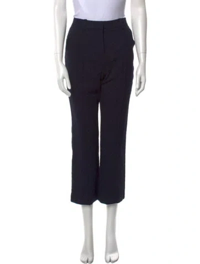 Pre-owned Rebecca Taylor Straight Leg Pants In Blue