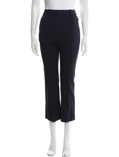 Pre-owned Rebecca Taylor Straight Leg Pants In Blue
