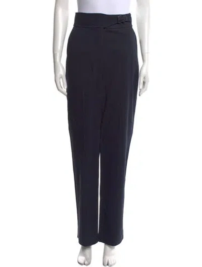 Pre-owned Rebecca Taylor Straight Leg Pants In Blue